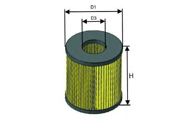 L127 Misfat filtro de aceite