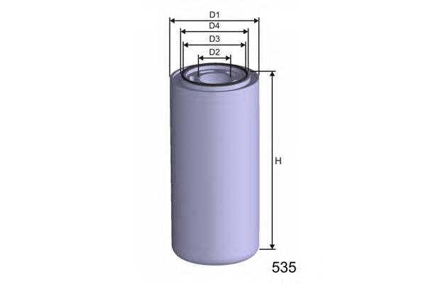 Z144 Misfat filtro de aceite
