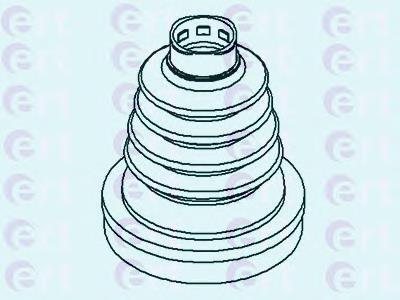 Fuelle, junta homocinética interna izquierda del semieje delantero ERT 500407T precio, desde 8,04 EUR