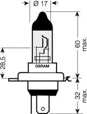 Lámpara halógena 64193CBI Osram