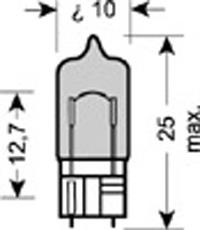 Comprar 2825HCBI Osram Lámpara de luz interior de cabina