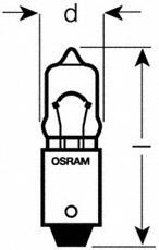 64115 Osram lámpara, luz interior/cabina
