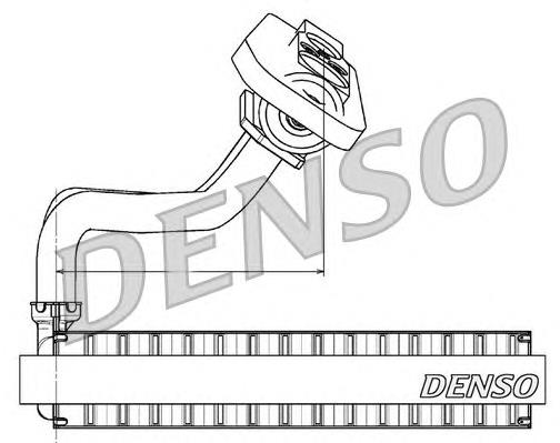 Evaporador, aire acondicionado DEV09020 Denso