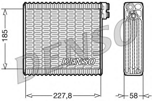 Evaporador, aire acondicionado RA9110840 Jdeus