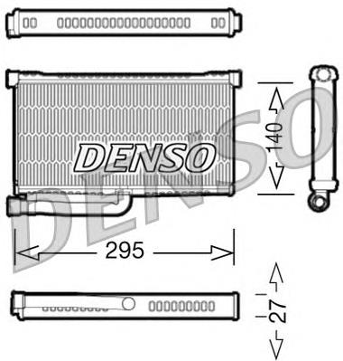 DRR02004 Denso radiador de calefacción