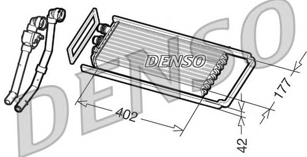 Radiador de calefacción DRR12101 Denso