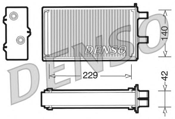 Radiador de calefacción DRR13001 Denso