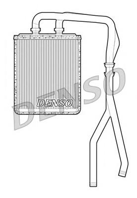 DRR12010 Denso radiador de calefacción