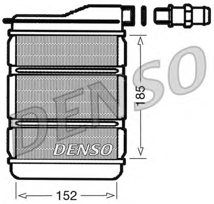 Radiador calefacción DRR23011 Denso