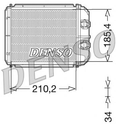 Radiador de calefacción DRR23014 Denso