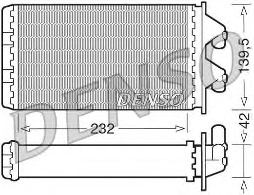 DRR09081 Denso radiador de calefacción