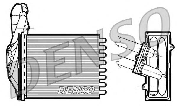 Radiador calefacción DRR09042 Denso