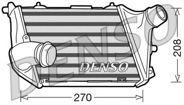 Radiador de aire de admisión DIT02015 Denso
