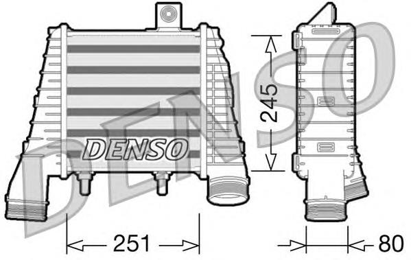 Radiador de aire de admisión DIT02009 Denso