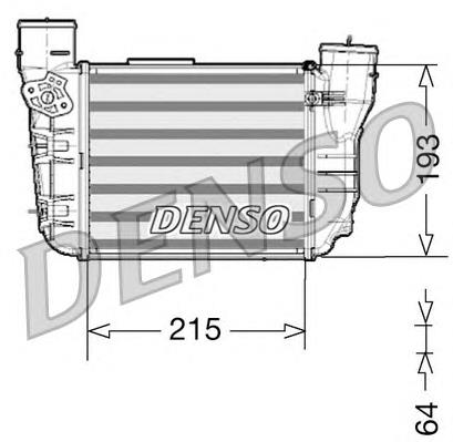 Radiador de aire de admisión DIT02020 Denso