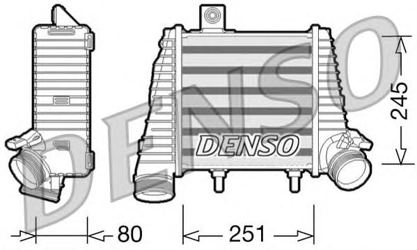 Radiador de aire de admisión DIT02016 Denso