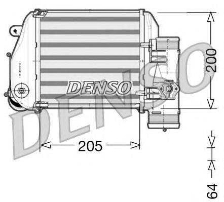 DIT02024 Denso intercooler