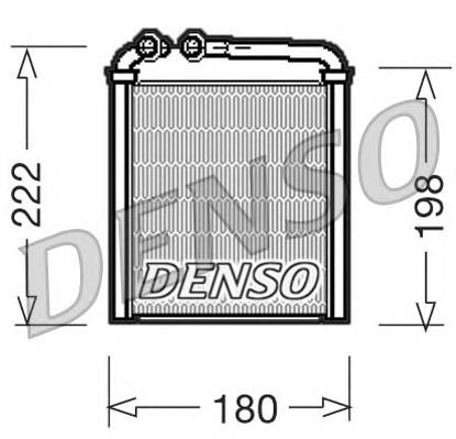 Radiador calefacción DRR32005 Denso
