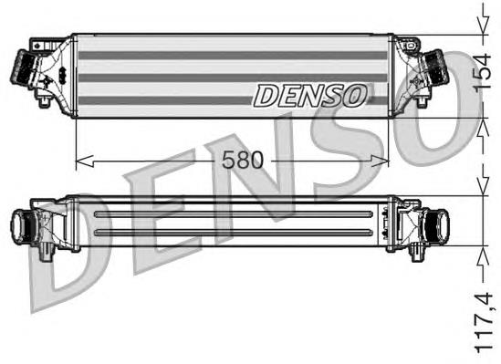 Radiador de aire de admisión DIT01002 Denso