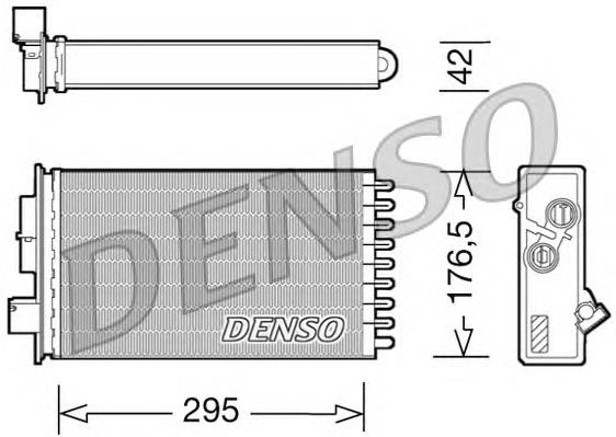 DRR12022 Denso radiador de calefacción