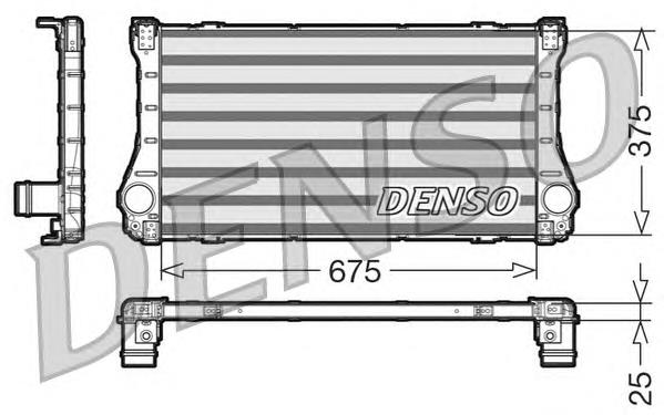 DIT50002 Denso radiador de aire de admisión