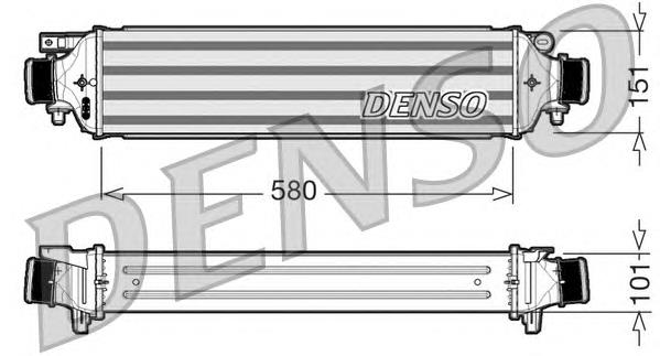 DIT13002 Denso intercooler