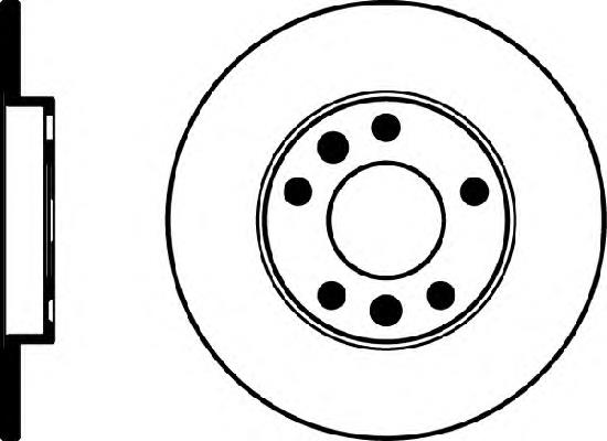 7701204290 Renault (RVI) disco de freno trasero