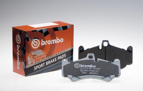 07.B315.00 Brembo pastillas de freno traseras