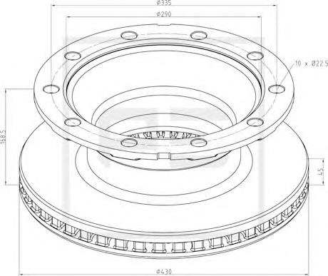 Comprar 1176816 Schmitz Disco de freno trasero