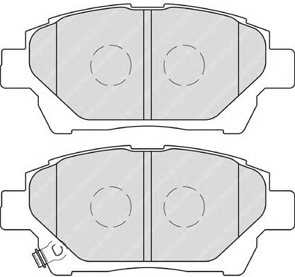 FDB4236 Ferodo pastillas de freno delanteras