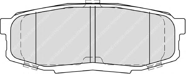 FDB4230 Ferodo pastillas de freno traseras