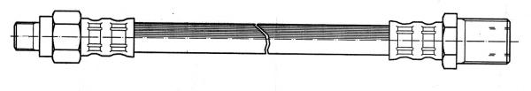 Tubo flexible de frenos trasero FHY2559 Ferodo