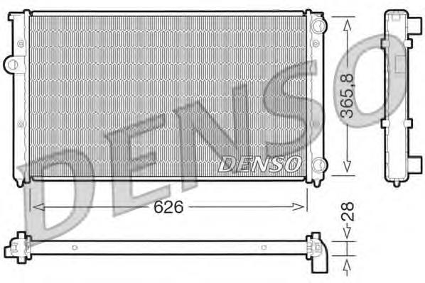 DRM32027 Denso radiador