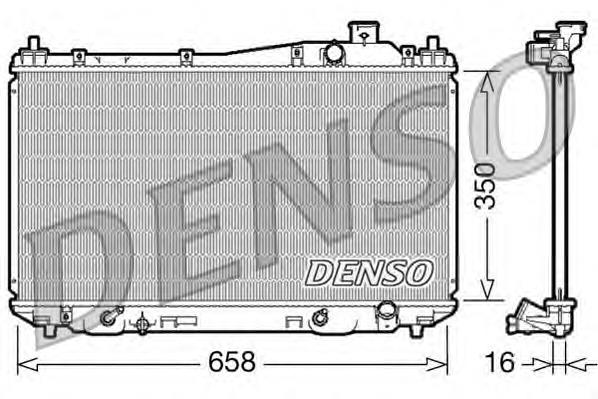 DRM40008 Denso radiador
