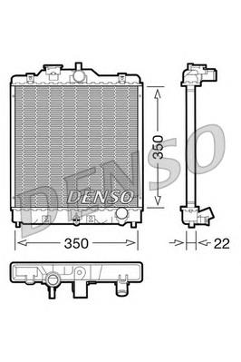 DRM40003 Denso radiador