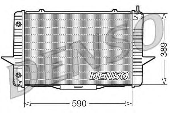 Radiador refrigeración del motor DRM33067 Denso