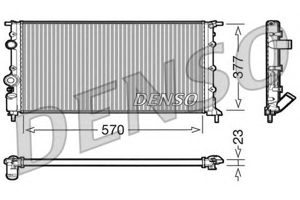 DRM23054 Denso radiador
