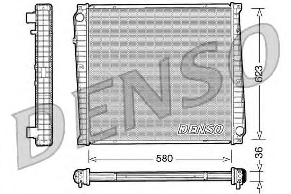 DRM23017 Denso radiador