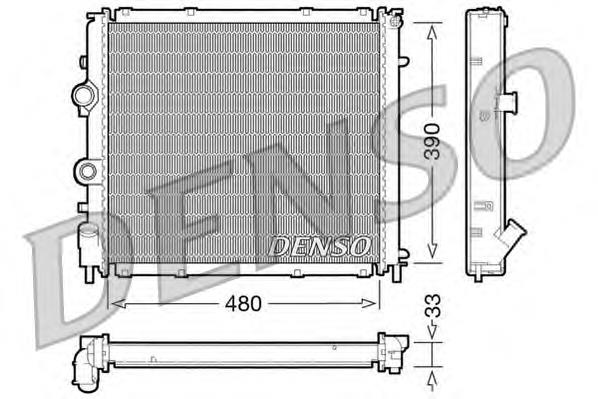 Radiador DRM23011 Denso