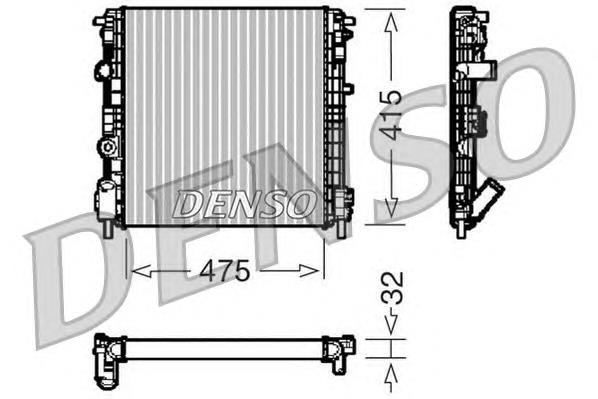 Radiador DRM23015 Denso
