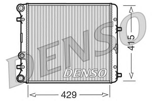 DRM27002 Denso radiador refrigeración del motor