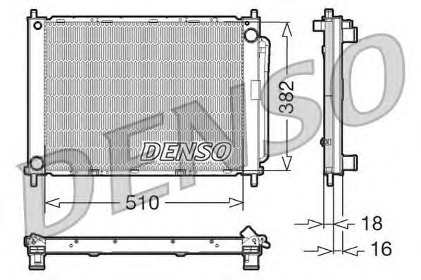 Radiador DRM23100 Denso