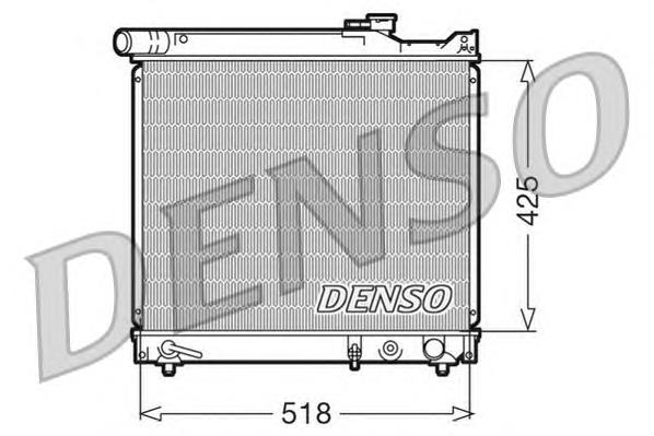 Radiador refrigeración del motor DRM47012 Denso