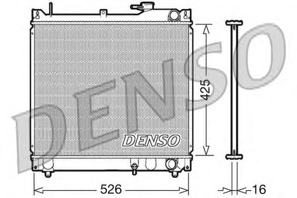 DRM47015 Denso radiador