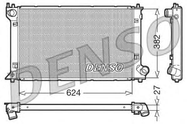 DRM50027 Denso radiador