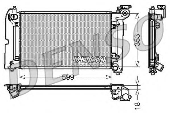 DRM50011 Denso radiador
