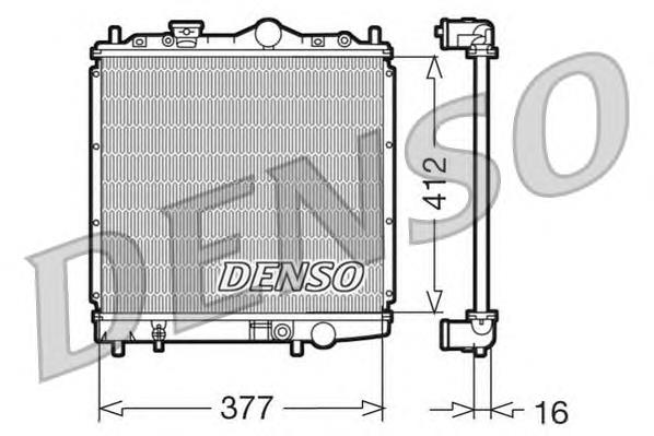 DRM45001 Denso radiador