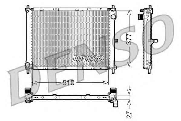 DRM46003 Denso radiador