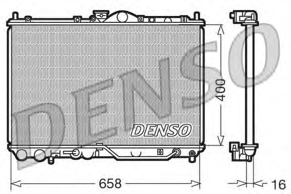 Radiador refrigeración del motor DRM45011 Denso