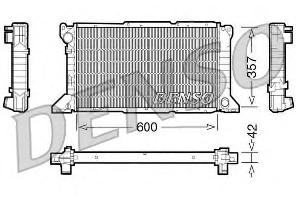 Radiador refrigeración del motor DRM10100 Denso